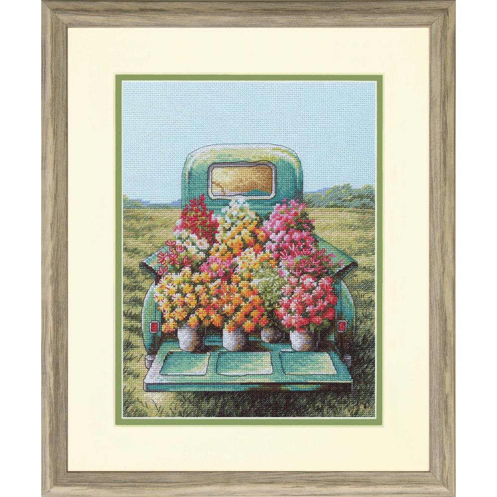 (image for) Flowers For Sale Counted Cross Stitch Kit